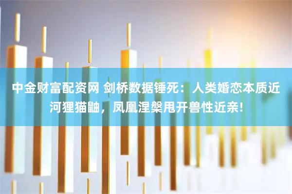 中金财富配资网 剑桥数据锤死：人类婚恋本质近河狸猫鼬，凤凰涅槃甩开兽性近亲!