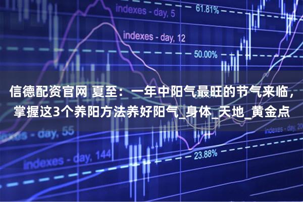 信德配资官网 夏至：一年中阳气最旺的节气来临，掌握这3个养阳方法养好阳气_身体_天地_黄金点