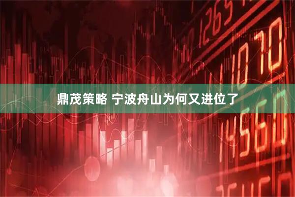 鼎茂策略 宁波舟山为何又进位了